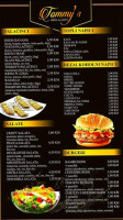 Tommy's Speisekarte
