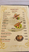 Restorant Piceri Shkodra menu