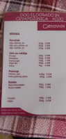 Cevabdzinica Kojo menu