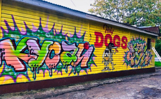 Holy Dogs outside