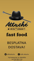 Caffe Attache menu