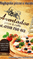 Aventador Pizza&caffe menu