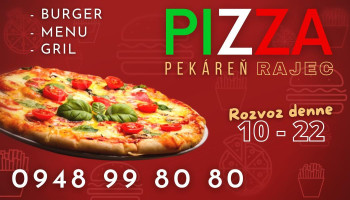 Pizza Pekáreň Rajec Taxi Pekáreň menu