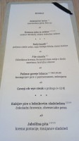 Monstera Bistro menu