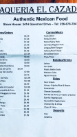 Magic Potion menu