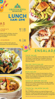 Tequila Mexican Restaurant Bar menu