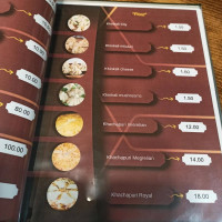 Maspinzeli menu