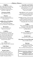 Brisket Burgers menu